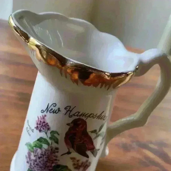 New Hampshire Collectible State Souvenir Cream Pitcher 1950's - Picture 12 of 12